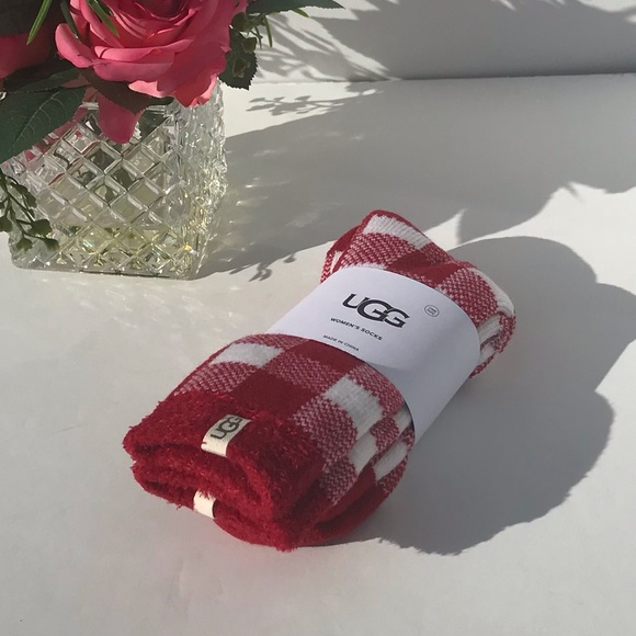 UGG Vanna Check Fleece lined Sock - Picture 3 of 7